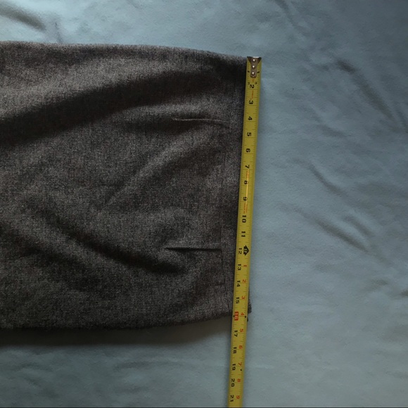 Theory Wool Alpaca Bland Pencil Skirt - Picture 3 of 8